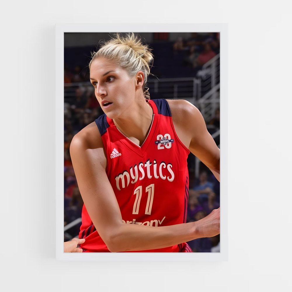 Poster Elena delle jersey – affiche Basketball (vue 3)